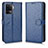 Funda de Cuero Cartera con Soporte Carcasa C01X para Oppo A95 5G Azul