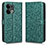 Funda de Cuero Cartera con Soporte Carcasa C01X para Oppo Reno9 Pro+ Plus 5G Verde