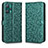 Funda de Cuero Cartera con Soporte Carcasa C01X para Realme 9 5G Verde