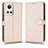 Funda de Cuero Cartera con Soporte Carcasa C01X para Realme GT Neo3 5G Oro