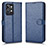 Funda de Cuero Cartera con Soporte Carcasa C01X para Realme GT2 Pro 5G Azul