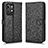 Funda de Cuero Cartera con Soporte Carcasa C01X para Realme GT2 Pro 5G Negro