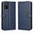 Funda de Cuero Cartera con Soporte Carcasa C01X para Samsung Galaxy F02S SM-E025F Azul