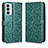 Funda de Cuero Cartera con Soporte Carcasa C01X para Samsung Galaxy F23 5G Verde