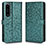 Funda de Cuero Cartera con Soporte Carcasa C01X para Sony Xperia 1 IV SO-51C Verde