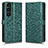 Funda de Cuero Cartera con Soporte Carcasa C01X para Sony Xperia 1 V Verde