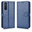 Funda de Cuero Cartera con Soporte Carcasa C01X para Sony Xperia 5 II Azul