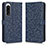 Funda de Cuero Cartera con Soporte Carcasa C01X para Sony Xperia 5 IV Azul