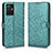 Funda de Cuero Cartera con Soporte Carcasa C01X para Vivo iQOO Z6 5G Verde