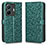 Funda de Cuero Cartera con Soporte Carcasa C01X para Vivo iQOO Z6 Pro 5G Verde