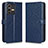 Funda de Cuero Cartera con Soporte Carcasa C01X para Vivo V23 5G Azul