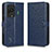 Funda de Cuero Cartera con Soporte Carcasa C01X para Xiaomi Black Shark 5 5G Azul