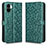 Funda de Cuero Cartera con Soporte Carcasa C01X para Xiaomi Poco C50 Verde