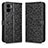 Funda de Cuero Cartera con Soporte Carcasa C01X para Xiaomi Redmi A1 Plus Negro