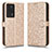 Funda de Cuero Cartera con Soporte Carcasa C01X para Xiaomi Redmi K60E 5G Oro