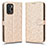 Funda de Cuero Cartera con Soporte Carcasa C01X para Xiaomi Redmi Note 10 Pro 5G Oro