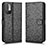 Funda de Cuero Cartera con Soporte Carcasa C01X para Xiaomi Redmi Note 10T 5G Negro