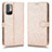 Funda de Cuero Cartera con Soporte Carcasa C01X para Xiaomi Redmi Note 10T 5G Oro