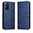 Funda de Cuero Cartera con Soporte Carcasa C01X para Xiaomi Redmi Note 11 Pro 4G Azul