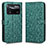 Funda de Cuero Cartera con Soporte Carcasa C01X para Xiaomi Redmi Note 11E Pro 5G Verde