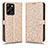 Funda de Cuero Cartera con Soporte Carcasa C01X para Xiaomi Redmi Note 12 Pro Speed 5G Oro