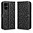 Funda de Cuero Cartera con Soporte Carcasa C01X para Xiaomi Redmi Note 12R Pro 5G Negro