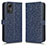 Funda de Cuero Cartera con Soporte Carcasa C01X para Xiaomi Redmi Note 12S Azul