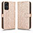 Funda de Cuero Cartera con Soporte Carcasa C01X para Xiaomi Redmi Note 12S Oro