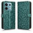 Funda de Cuero Cartera con Soporte Carcasa C01X para Xiaomi Redmi Note 13 Pro 5G Verde