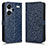 Funda de Cuero Cartera con Soporte Carcasa C01X para Xiaomi Redmi Note 13 Pro+ Plus 5G Azul