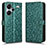 Funda de Cuero Cartera con Soporte Carcasa C01X para Xiaomi Redmi Note 13 Pro+ Plus 5G Verde