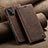 Funda de Cuero Cartera con Soporte Carcasa C02S para Samsung Galaxy A32 4G Marron