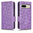 Funda de Cuero Cartera con Soporte Carcasa C02X para Google Pixel 7 5G Morado