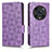 Funda de Cuero Cartera con Soporte Carcasa C02X para Huawei Honor Magic4 Pro 5G Morado