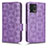 Funda de Cuero Cartera con Soporte Carcasa C02X para Motorola Moto G72 Morado