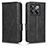 Funda de Cuero Cartera con Soporte Carcasa C02X para OnePlus 10T 5G Negro