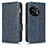 Funda de Cuero Cartera con Soporte Carcasa C02X para OnePlus 11 5G Azul