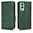 Funda de Cuero Cartera con Soporte Carcasa C02X para OnePlus Nord 2 5G Verde