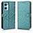 Funda de Cuero Cartera con Soporte Carcasa C02X para OnePlus Nord CE 2 5G Verde