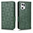 Funda de Cuero Cartera con Soporte Carcasa C02X para Oppo Find X5 Pro 5G Verde