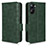 Funda de Cuero Cartera con Soporte Carcasa C02X para Realme 10S 5G Verde