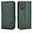 Funda de Cuero Cartera con Soporte Carcasa C02X para Realme GT Neo 3T 5G Verde