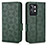 Funda de Cuero Cartera con Soporte Carcasa C02X para Realme GT2 Pro 5G Verde