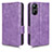 Funda de Cuero Cartera con Soporte Carcasa C02X para Realme V30t 5G Morado