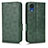 Funda de Cuero Cartera con Soporte Carcasa C02X para Samsung Galaxy A03 Core Verde