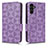 Funda de Cuero Cartera con Soporte Carcasa C02X para Samsung Galaxy A13 5G Morado