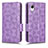 Funda de Cuero Cartera con Soporte Carcasa C02X para Samsung Galaxy A23 5G SC-56C Morado