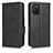 Funda de Cuero Cartera con Soporte Carcasa C02X para Samsung Galaxy F02S SM-E025F Negro