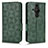 Funda de Cuero Cartera con Soporte Carcasa C02X para Sony Xperia PRO-I Verde