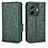 Funda de Cuero Cartera con Soporte Carcasa C02X para Vivo T1 5G Verde